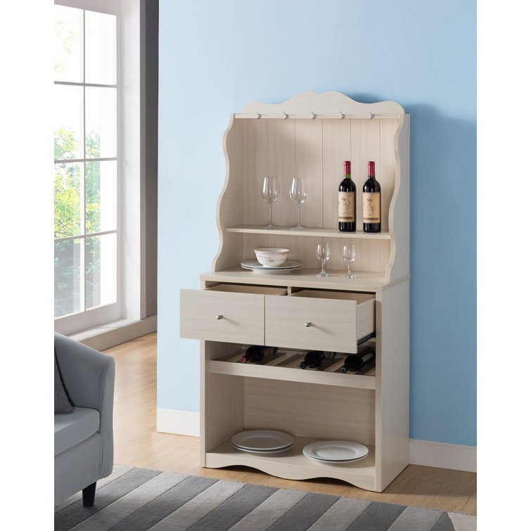 Bakers rack with drawers discount